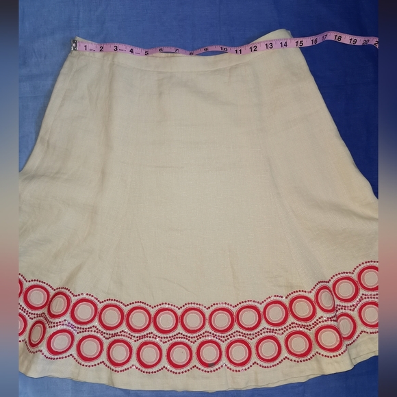 J.Crew 100% Linen size 4 skirt - Picture 4 of 5